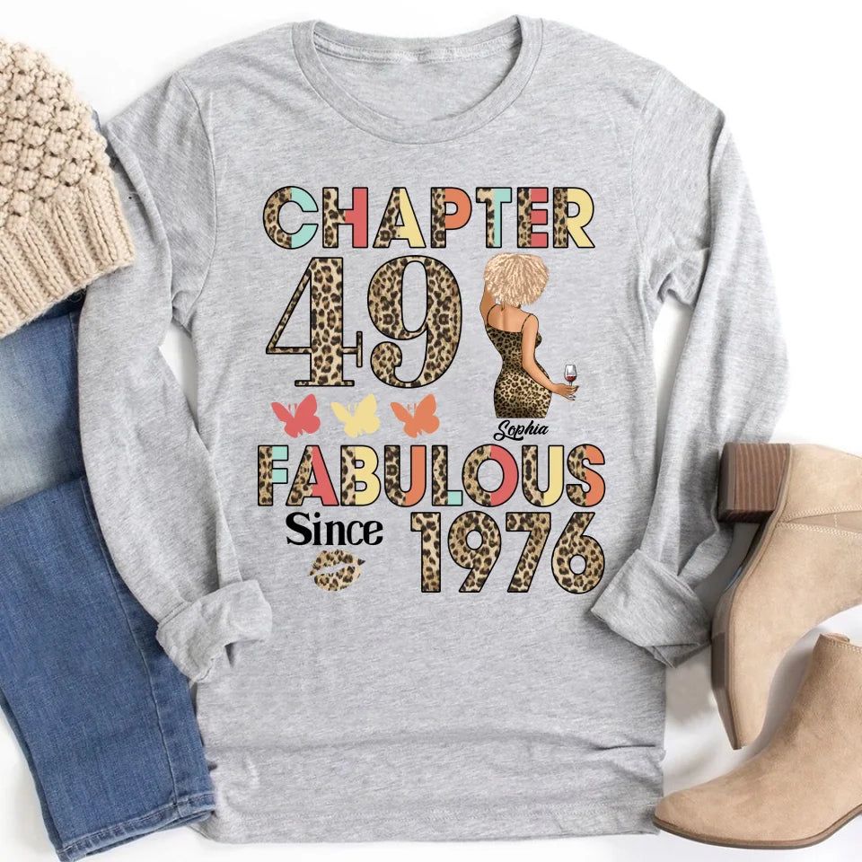 49th birthday shirts for her, Personalised 49th birthday gifts, 1976 t shirt, 49 and fabulous shirt, 49th birthday shirt ideas, gift ideas 49th birthday woman