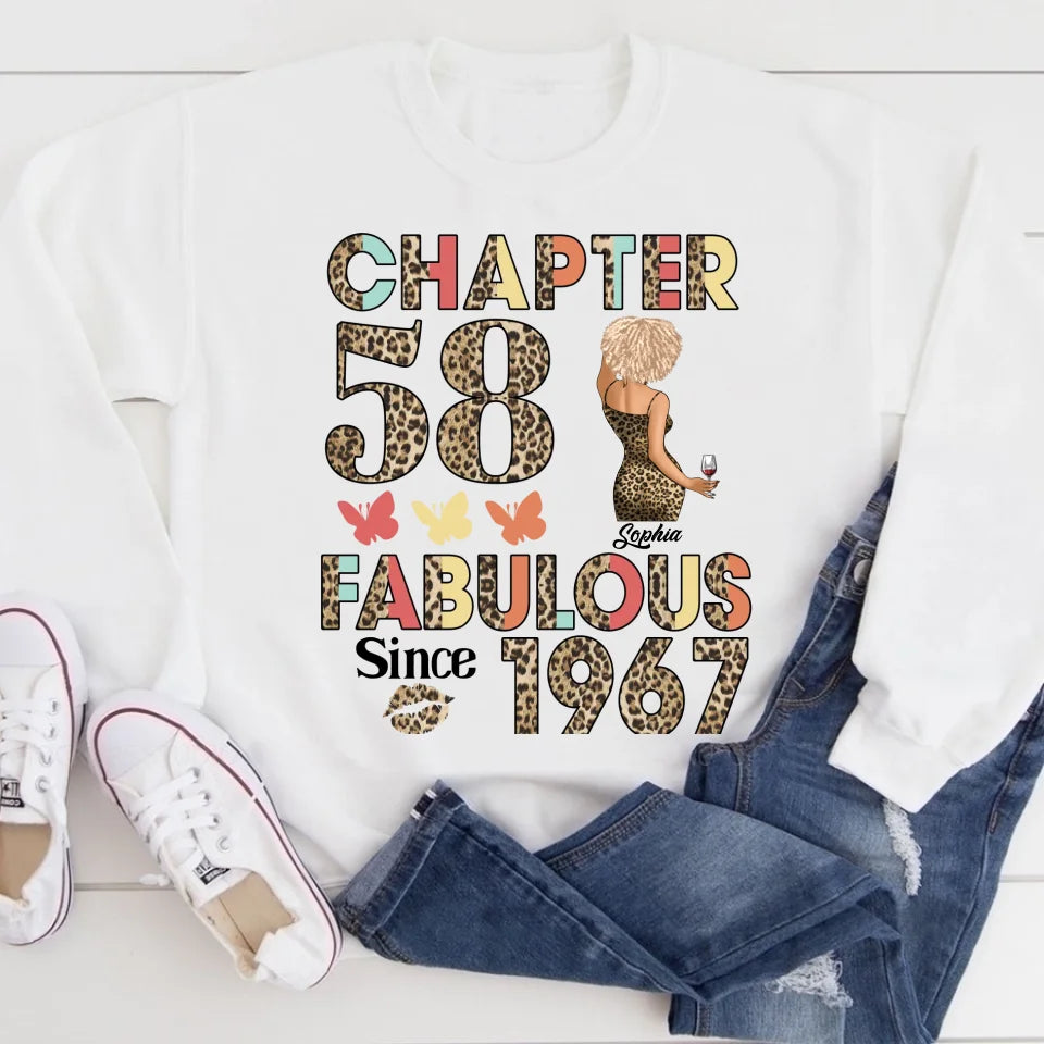 58th birthday shirts for her, Personalised 58th birthday gifts, 1967 t shirt, 58 and fabulous shirt, 58th birthday shirt ideas, gift ideas 58th birthday woman