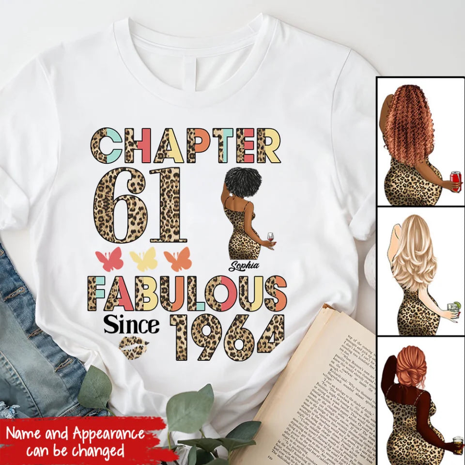 61th Birthday Shirts, Custom Birthday Shirts, Turning 61 Shirt For Women, Turning 61 And Fabulous Shirt, 1964 Shirt, Best Gifts For Women Turning 61