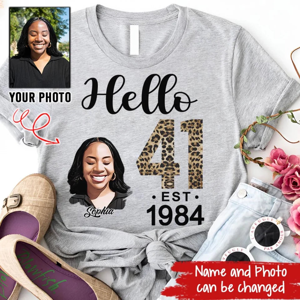 41st Birthday Shirts, Custom Birthday Shirts, Turning 41 Shirt, Gifts For Women Turning 41, 41 And Fabulous Shirt, 1984 Shirt, 41st Birthday Shirts For Her