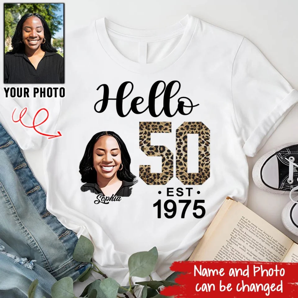 50th Birthday Shirts, Custom Birthday Shirts, Turning 50 Shirt, Gifts For Women Turning 50, 50 And Fabulous Shirt, 1975 Shirt, 50th Birthday Shirts For Her