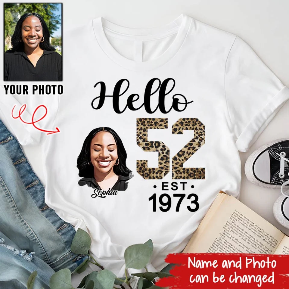 52nd Birthday Shirts, Custom Birthday Shirts, Turning 52 Shirt, Gifts For Women Turning 52, 52 And Fabulous Shirt, 1973 Shirt, 52nd Birthday Shirts For Her