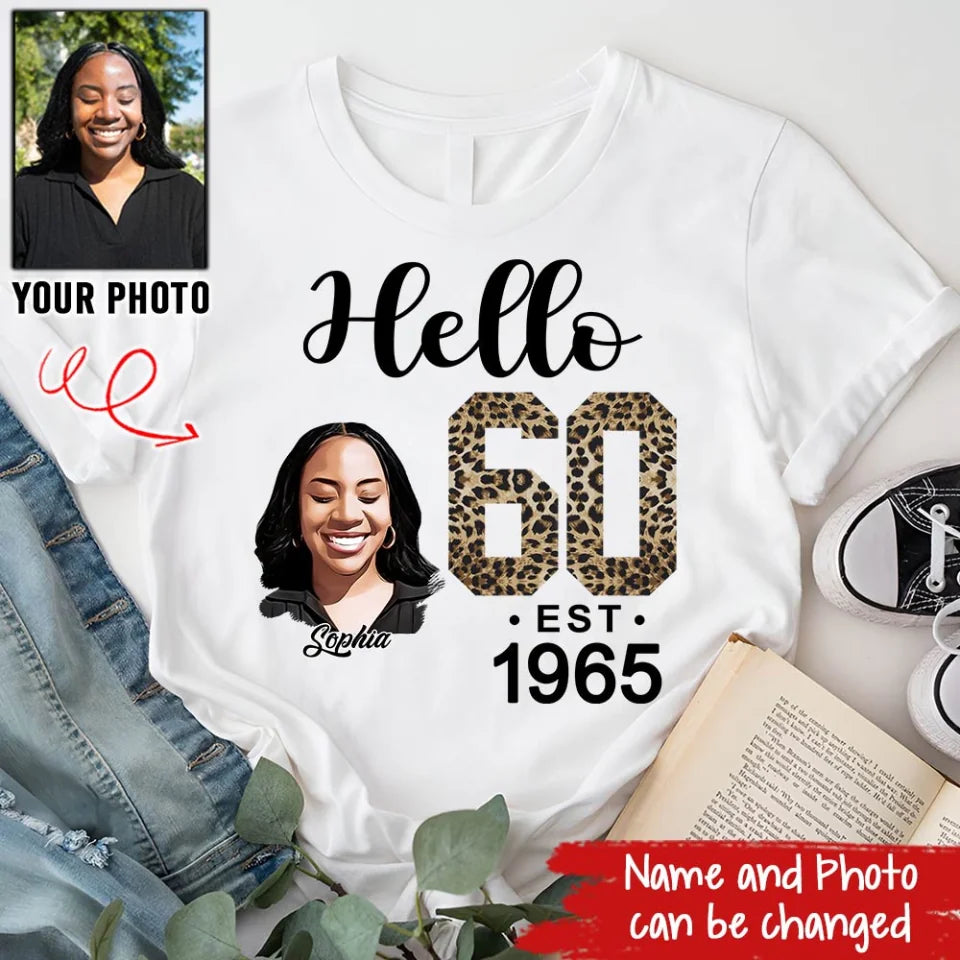 60th Birthday Shirts, Custom Birthday Shirts, Turning 60 Shirt, Gifts For Women Turning 60, 60 And Fabulous Shirt, 1965 Shirt, 60th Birthday Shirts For Her