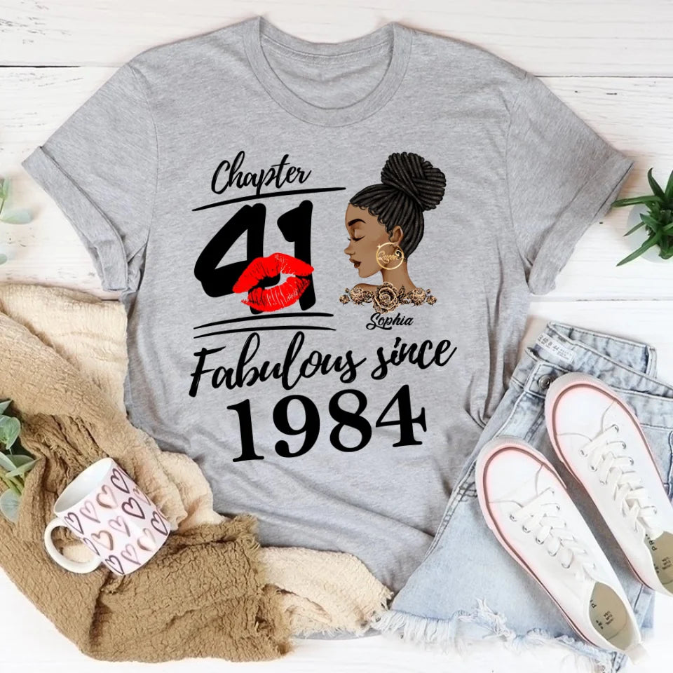 41st Birthday Shirts, Custom Birthday Shirts, Turning 41 Shirt, Gifts For Women Turning 41, 41 And Fabulous Shirt, 1984 Shirt, 41st Birthday Shirts For Her