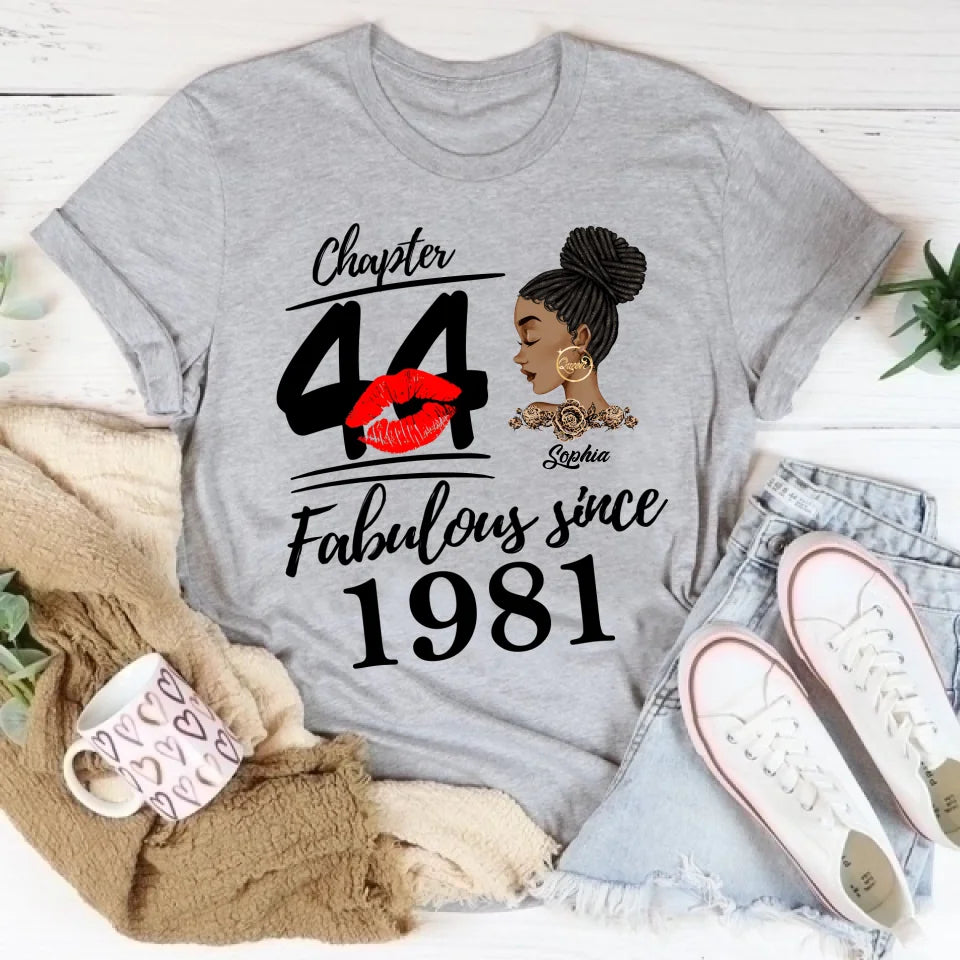 44th Birthday Shirts, Custom Birthday Shirts, Turning 44 Shirt, Gifts For Women Turning 44, 44 And Fabulous Shirt, 1981 Shirt, 44th Birthday Shirts For Her, It&#39;s My 44 Birthday