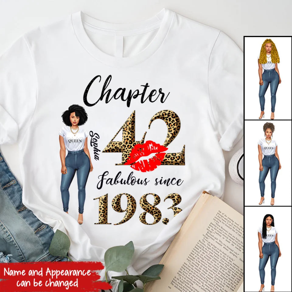 42nd birthday shirts for her, Personalised 42nd birthday gifts, 1983 t shirt, 42 and fabulous shirt, 42nd birthday shirt ideas, gift ideas 42nd birthday woman