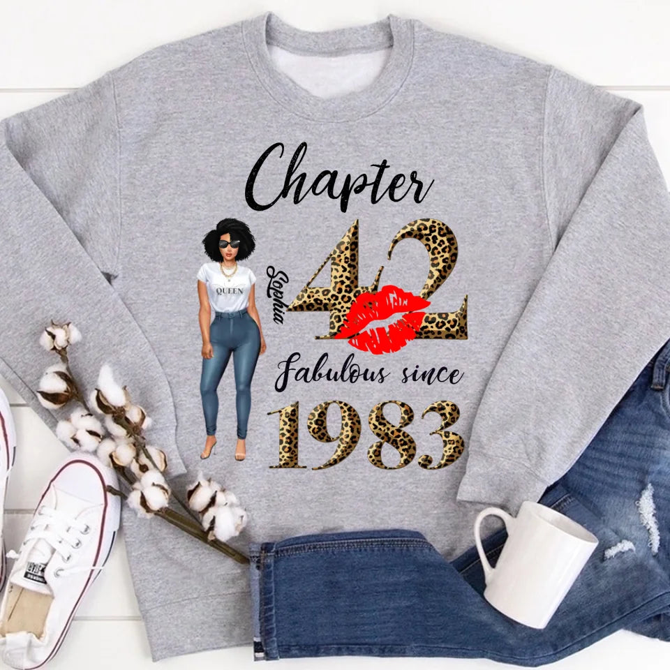 42nd birthday shirts for her, Personalised 42nd birthday gifts, 1983 t shirt, 42 and fabulous shirt, 42nd birthday shirt ideas, gift ideas 42nd birthday woman
