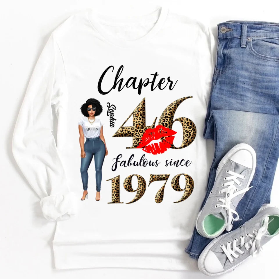 46th birthday shirts for her, Personalised 46th birthday gifts, 1979 t shirt, 46 and fabulous shirt, 46th birthday shirt ideas, gift ideas 46th birthday woman