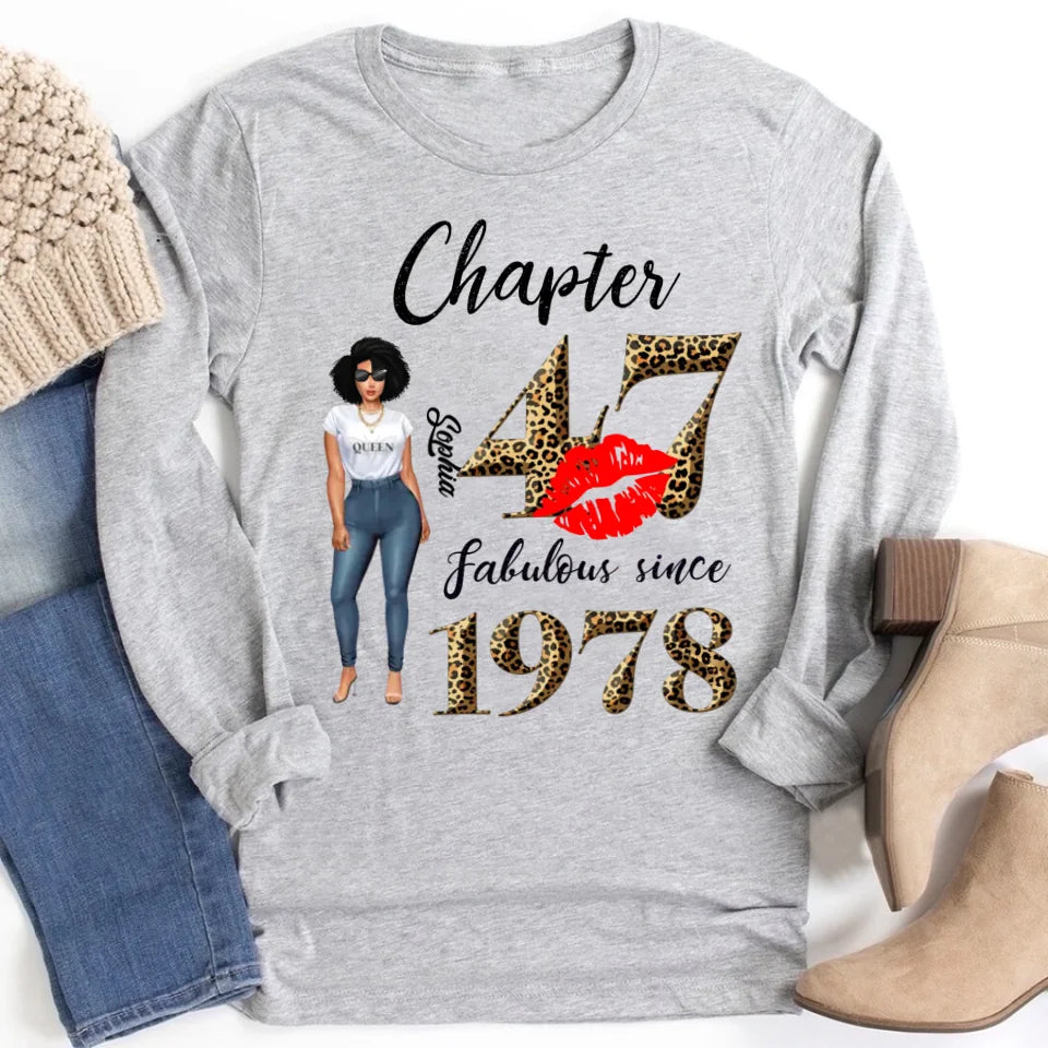 47th birthday shirts for her, Personalised 47th birthday gifts, 1978 t shirt, 47 and fabulous shirt, 47th birthday shirt ideas, gift ideas 47th birthday woman