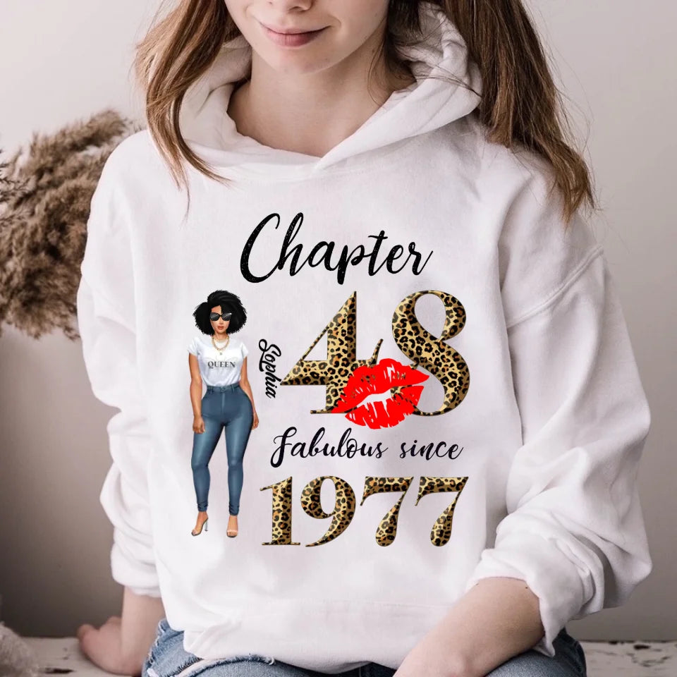 48th birthday shirts for her, Personalised 48th birthday gifts, 1977 t shirt, 48 and fabulous shirt, 48th birthday shirt ideas, gift ideas 48th birthday woman