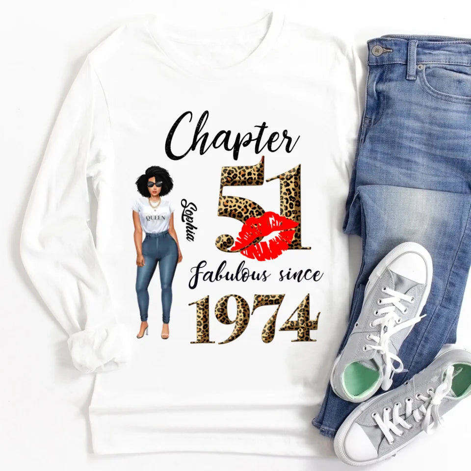 51st birthday shirts for her, Personalised 51st birthday gifts, 1974 t shirt, 51 and fabulous shirt, 51st birthday shirt ideas, gift ideas 51st birthday woman