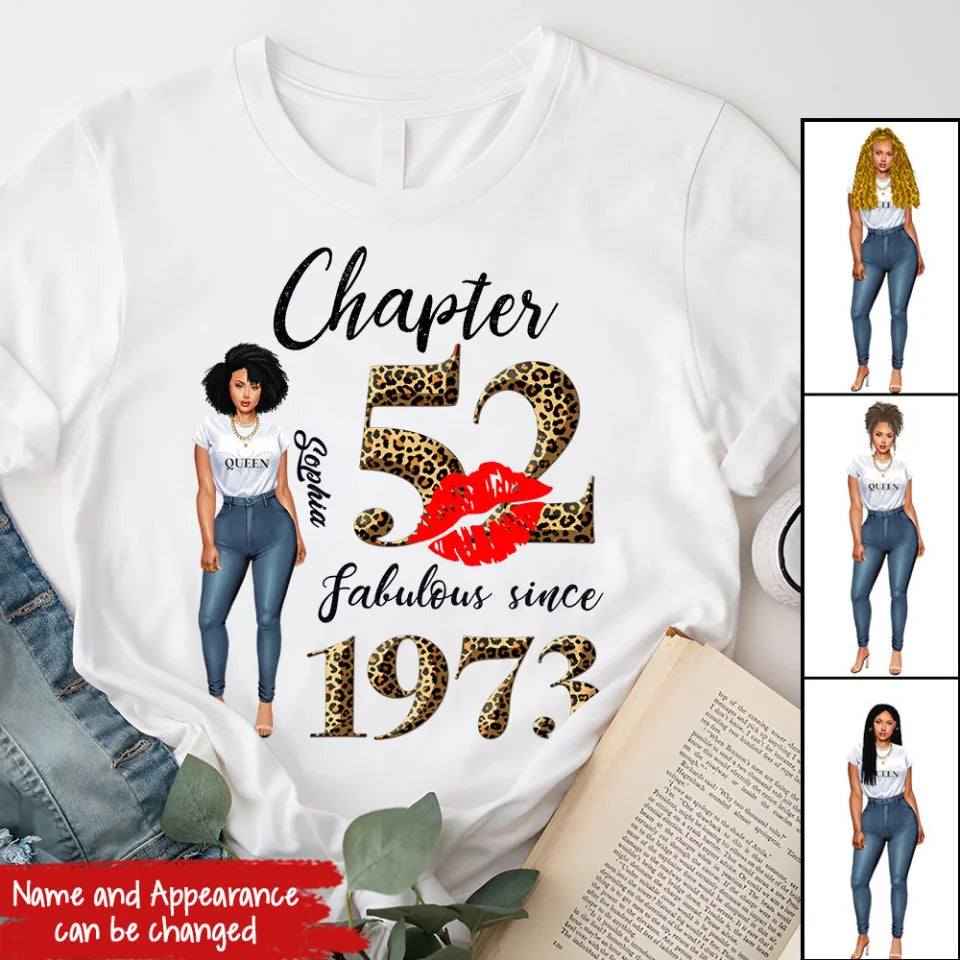 52nd birthday shirts for her, Personalised 52nd birthday gifts, 1973 t shirt, 52 and fabulous shirt, 52nd birthday shirt ideas, gift ideas 52nd birthday woman