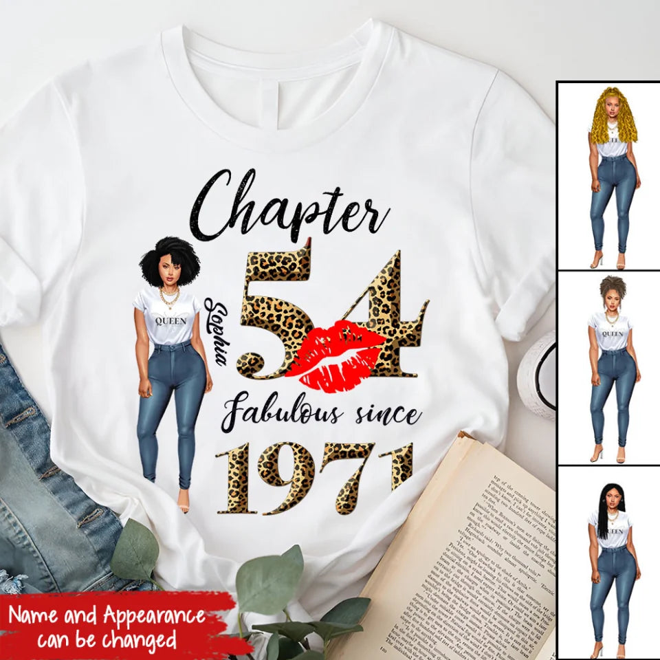 54th birthday shirts for her, Personalised 54th birthday gifts, 1971 t shirt, 54 and fabulous shirt, 54th birthday shirt ideas, gift ideas 54th birthday woman