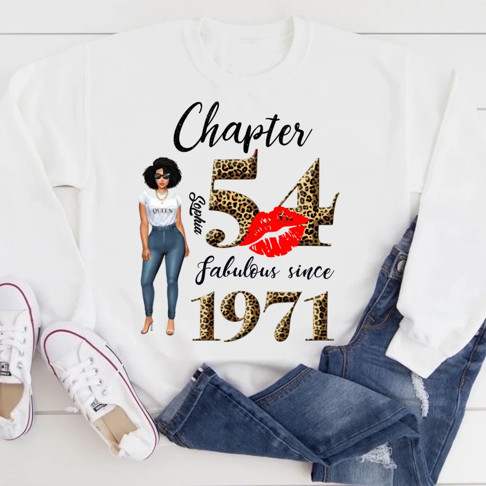 54th birthday shirts for her, Personalised 54th birthday gifts, 1971 t shirt, 54 and fabulous shirt, 54th birthday shirt ideas, gift ideas 54th birthday woman