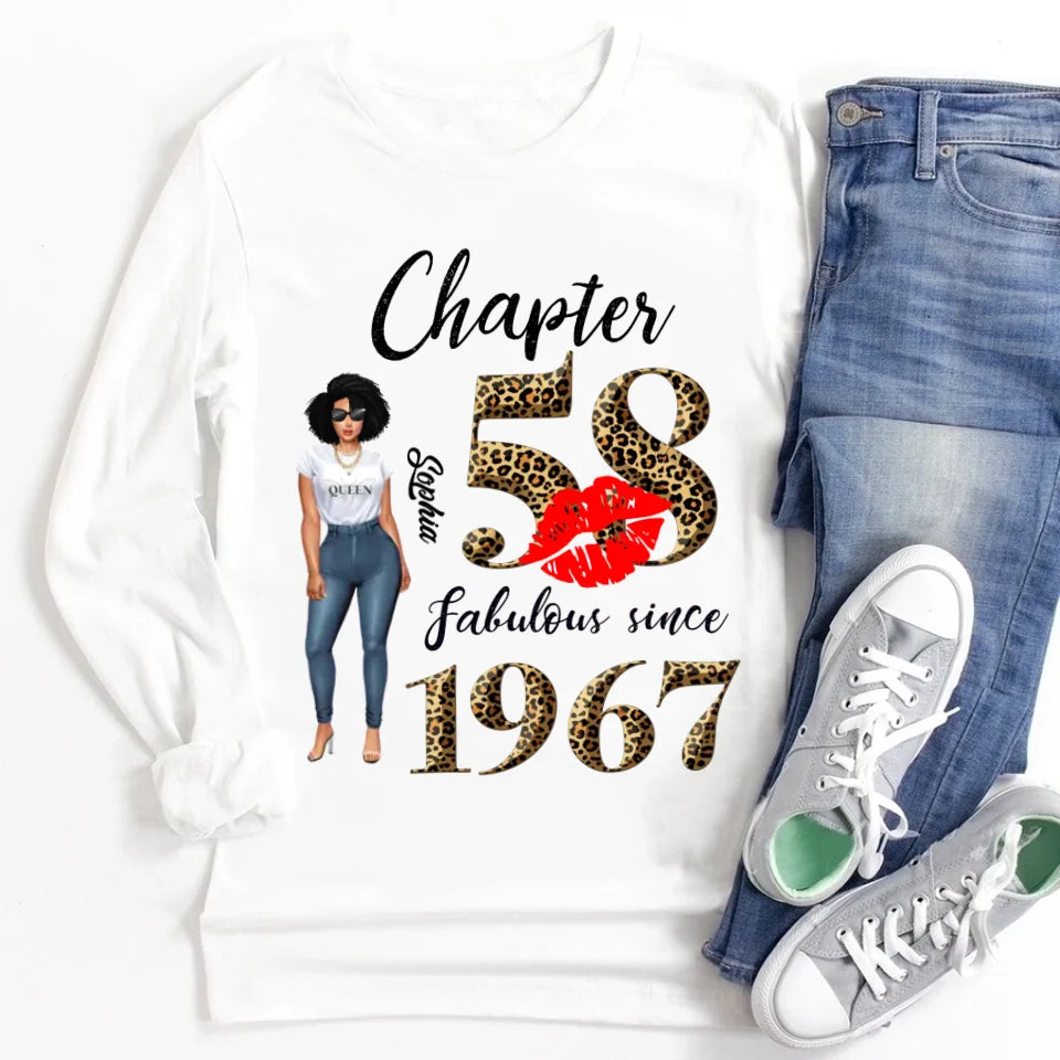 58th birthday shirts for her, Personalised 58th birthday gifts, 1967 t shirt, 58 and fabulous shirt, 58th birthday shirt ideas, gift ideas 58th birthday woman