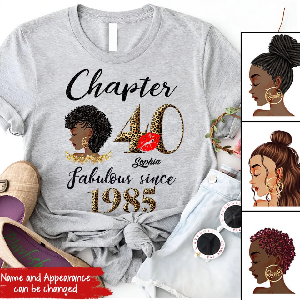 40th birthday shirts for her, Personalised 40th birthday gifts, 1985 t shirt, 40 and fabulous shirt, 40th birthday shirt ideas, gift ideas 40th birthday woman