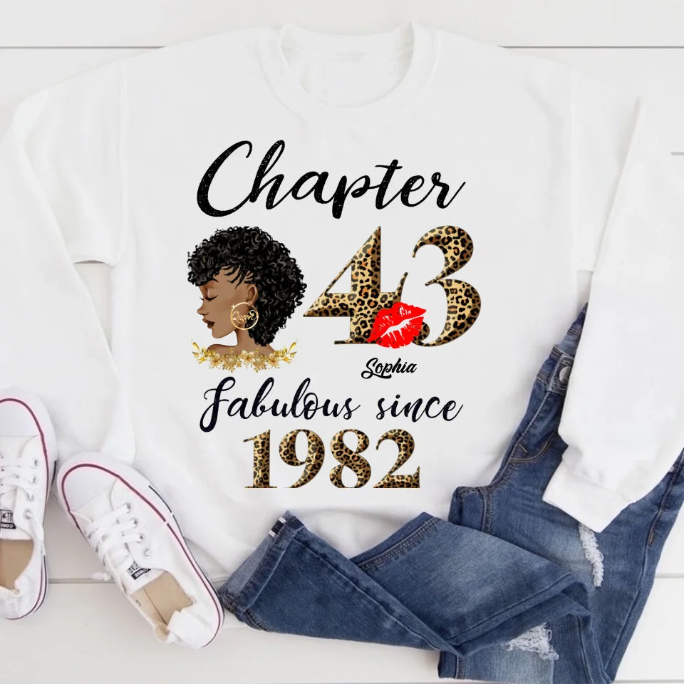 43rd birthday shirts for her, Personalised 43rd birthday gifts, 1982 t shirt, 43 and fabulous shirt, 43rd birthday shirt ideas, gift ideas 43rd birthday woman