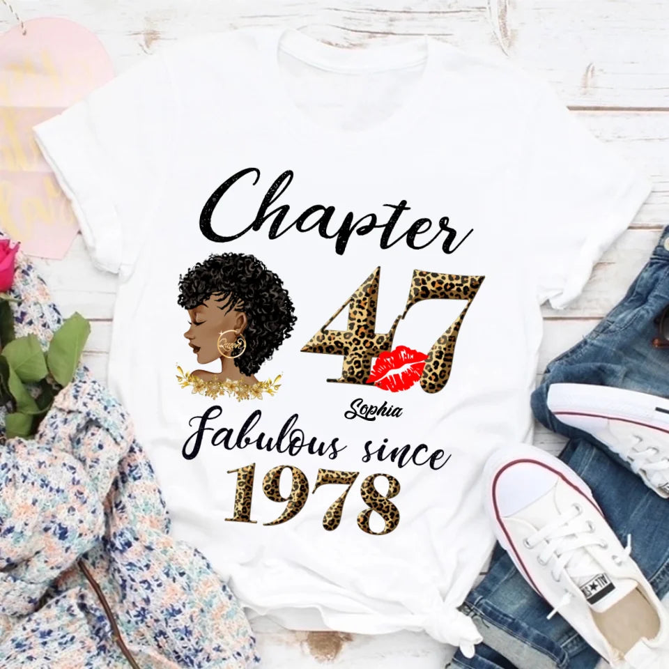 47th birthday shirts for her, Personalised 47th birthday gifts, 1978 t shirt, 47 and fabulous shirt, 47 birthday shirt ideas, gift ideas 47th birthday woman