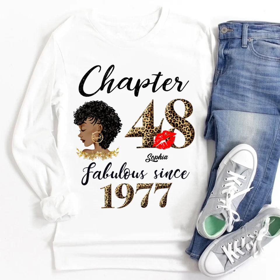48th birthday shirts for her, Personalised 48th birthday gifts, 1977 t shirt, 48 and fabulous shirt, 48 birthday shirt ideas, gift ideas 48th birthday woman
