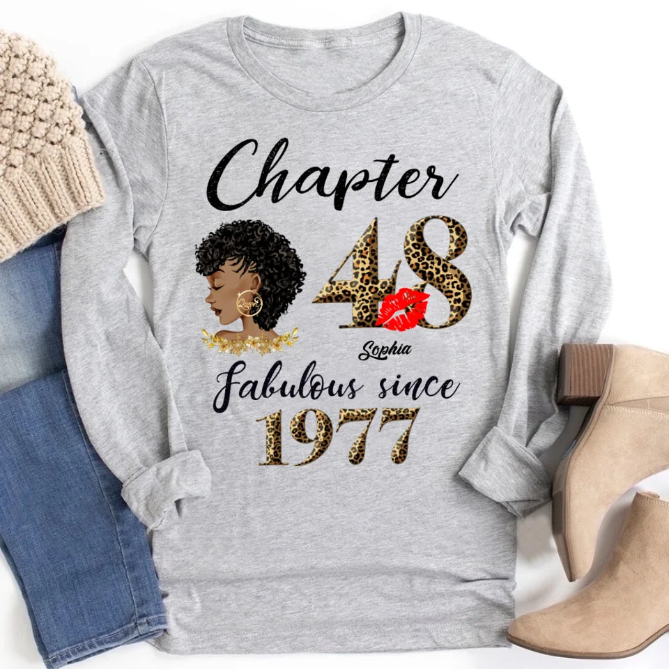 48th birthday shirts for her, Personalised 48th birthday gifts, 1977 t shirt, 48 and fabulous shirt, 48 birthday shirt ideas, gift ideas 48th birthday woman