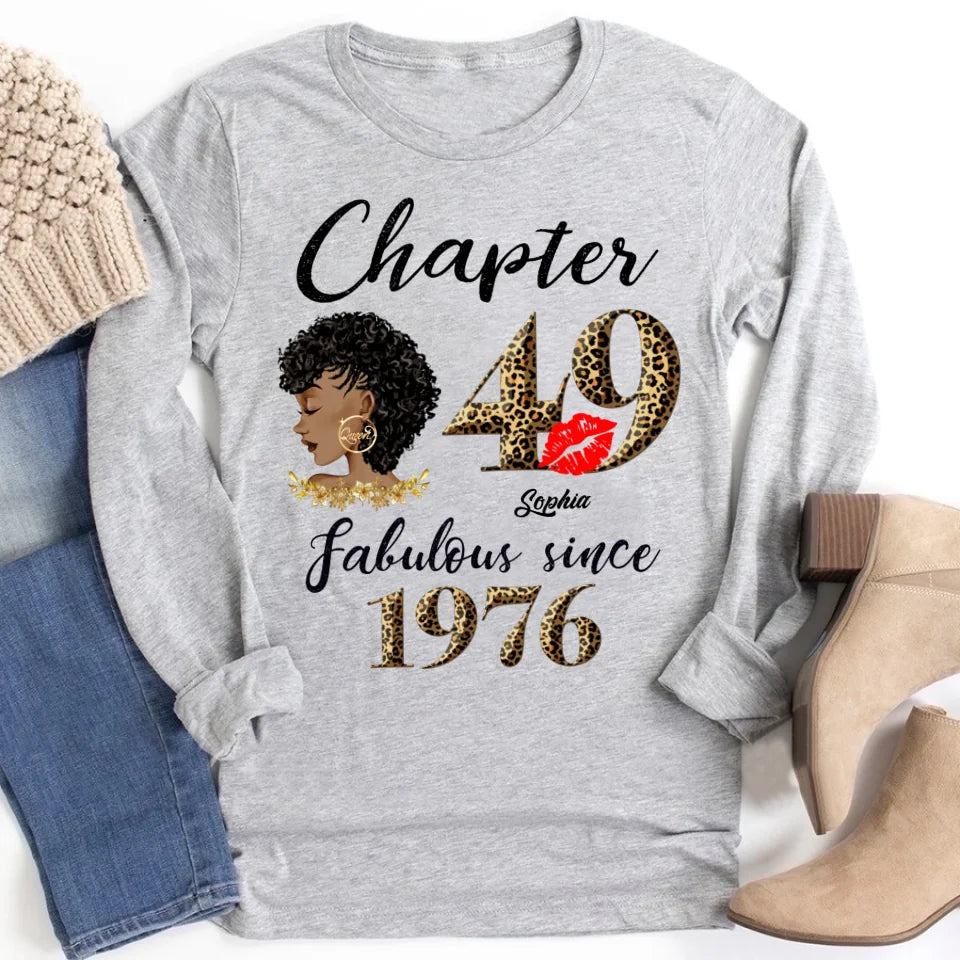 49th birthday shirts for her, Personalised 49th birthday gifts, 1976 t shirt, 49 and fabulous shirt, 49 birthday shirt ideas, gift ideas 49th birthday woman