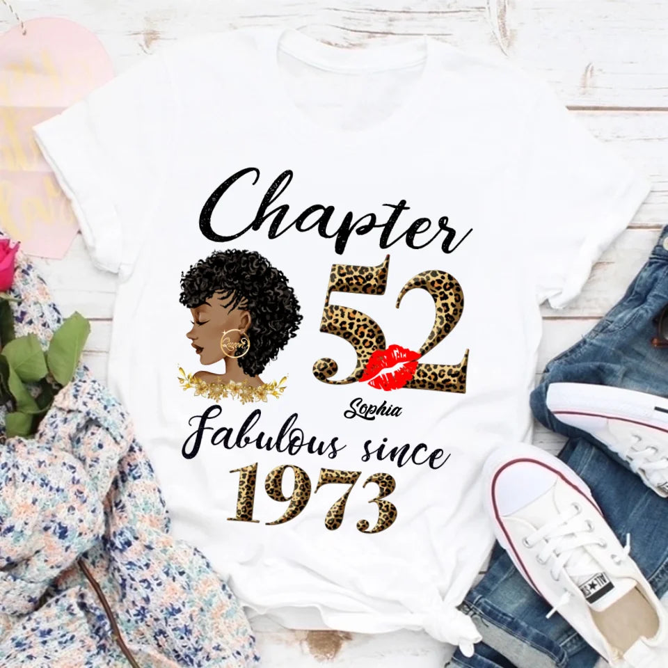 52nd birthday shirts for her, Personalised 52nd birthday gifts, 1973 t shirt, 52 and fabulous shirt, 52 birthday shirt ideas, gift ideas 52nd birthday woman