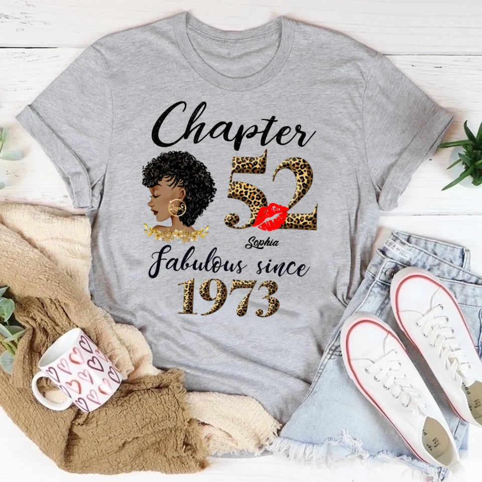 52nd birthday shirts for her, Personalised 52nd birthday gifts, 1973 t shirt, 52 and fabulous shirt, 52 birthday shirt ideas, gift ideas 52nd birthday woman