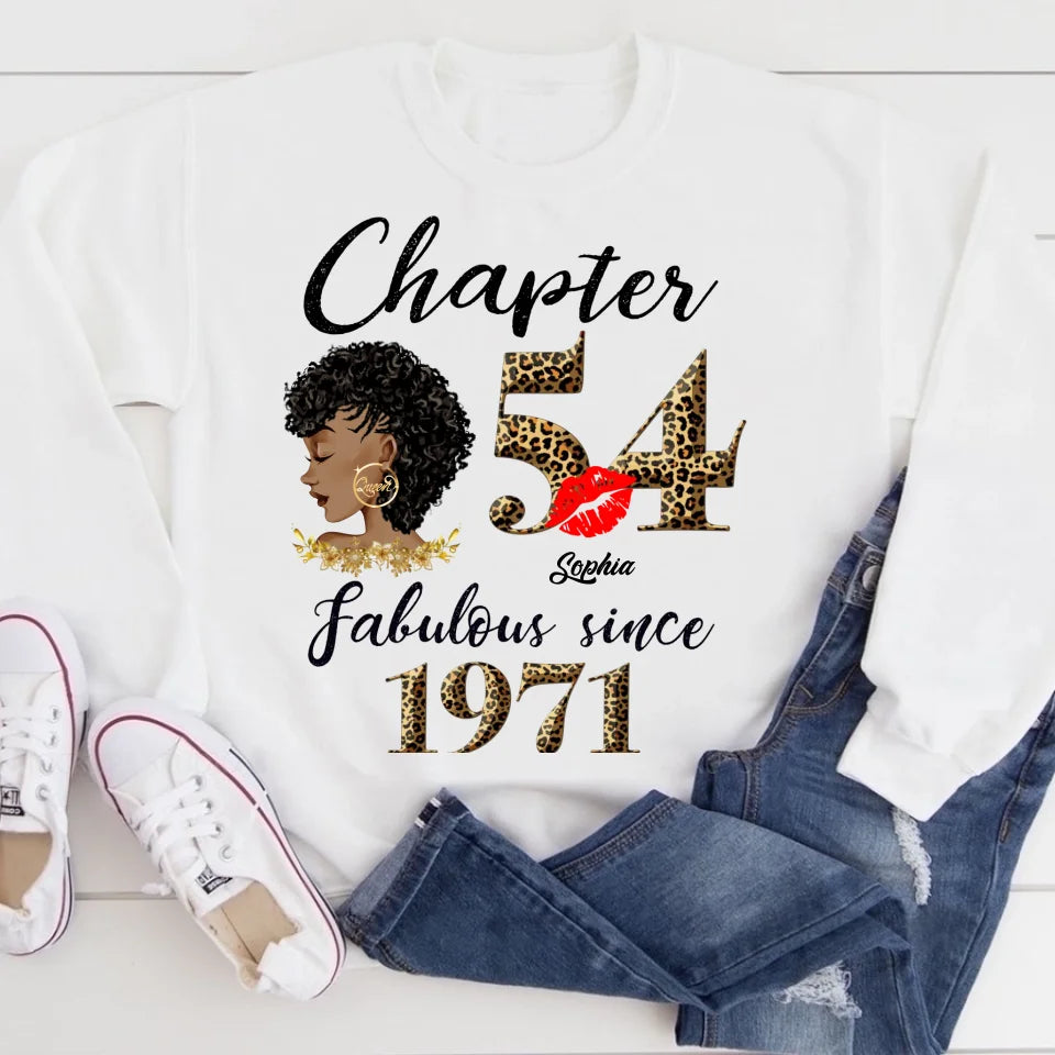 54th birthday shirts for her, Personalised 54th birthday gifts, 1971 t shirt, 54 and fabulous shirt, 54 birthday shirt ideas, gift ideas 54th birthday woman