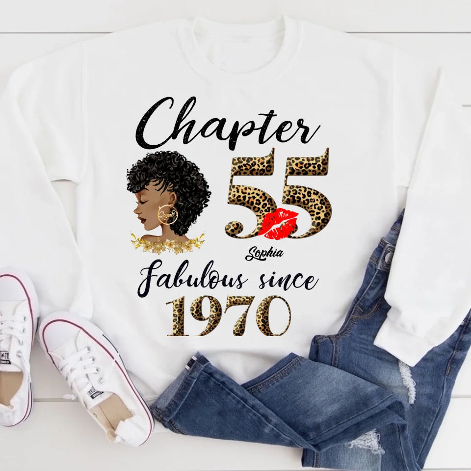 55th birthday shirts for her, Personalised 55th birthday gifts, 1970 t shirt, 55 and fabulous shirt, 55 birthday shirt ideas, gift ideas 55th birthday woman