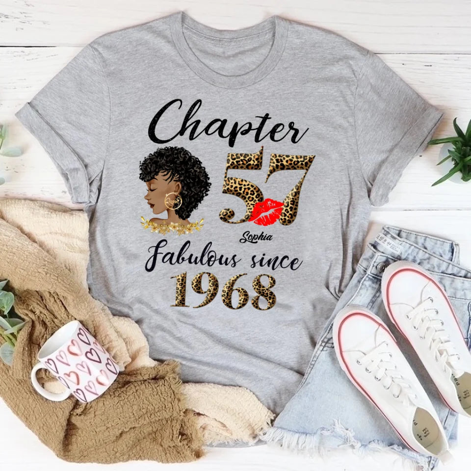 57th birthday shirts for her, Personalised 57th birthday gifts, 1968 t shirt, 57 and fabulous shirt, 57 birthday shirt ideas, gift ideas 57th birthday woman