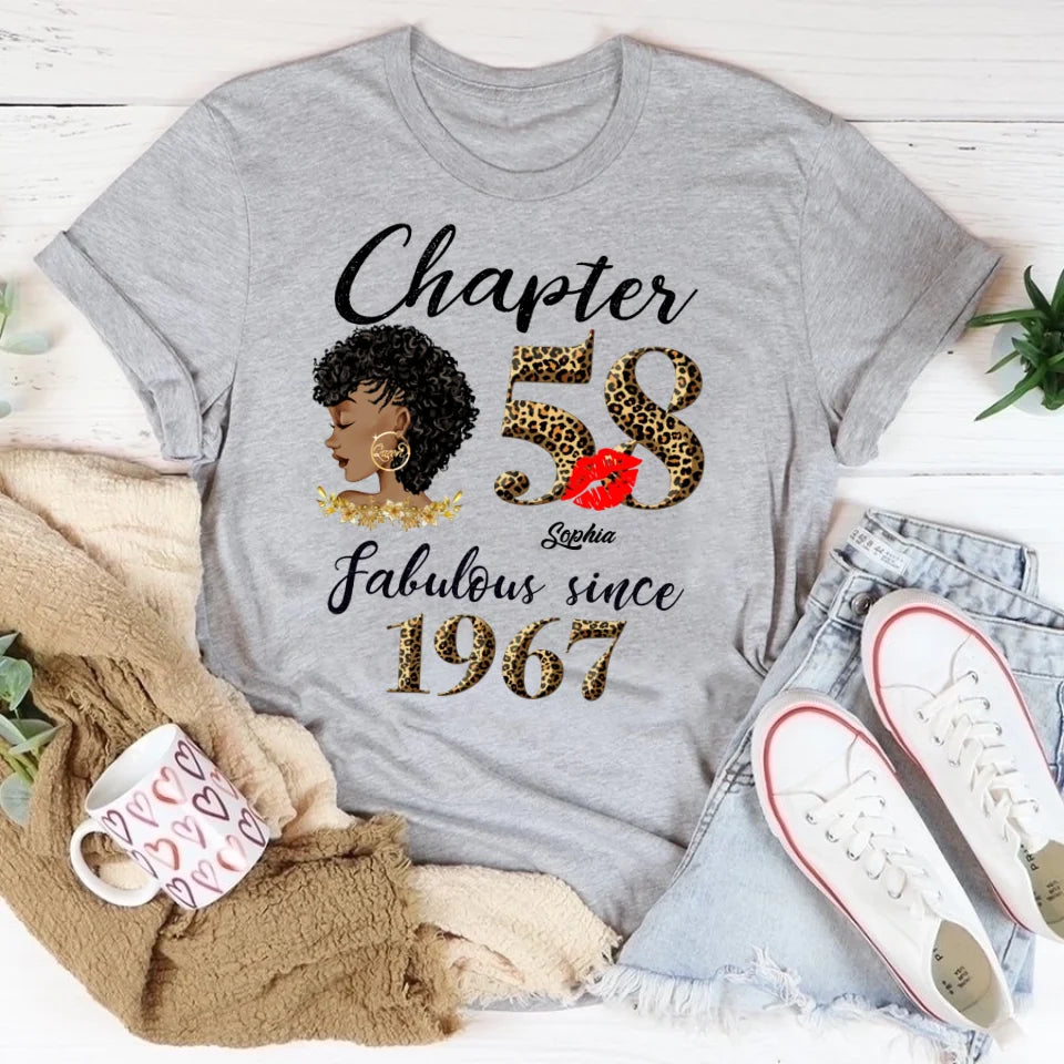 58th birthday shirts for her, Personalised 58th birthday gifts, 1967 t shirt, 58 and fabulous shirt, 58 birthday shirt ideas, gift ideas 58th birthday woman