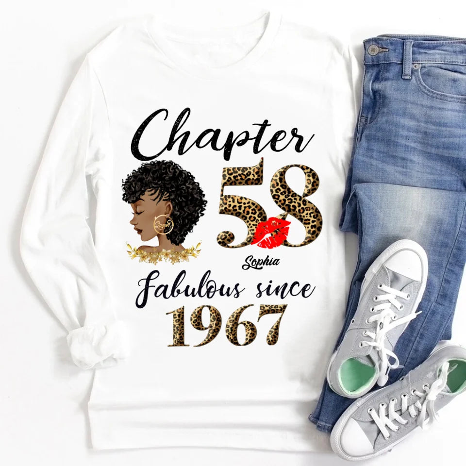 58th birthday shirts for her, Personalised 58th birthday gifts, 1967 t shirt, 58 and fabulous shirt, 58 birthday shirt ideas, gift ideas 58th birthday woman