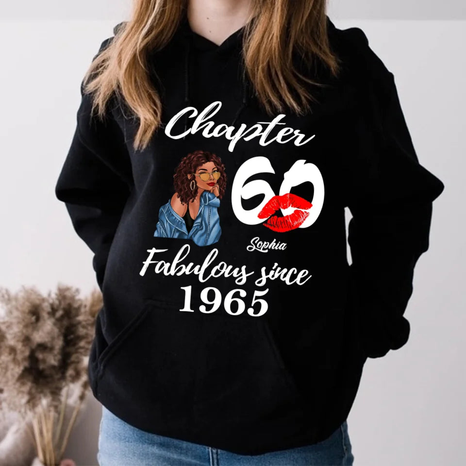 60th Birthday Shirts, Custom Birthday Shirts, Turning 60 Shirt For Women, Turning 60 And Fabulous Shirt, 1965 Shirt, Best Gifts For Women Turning 60