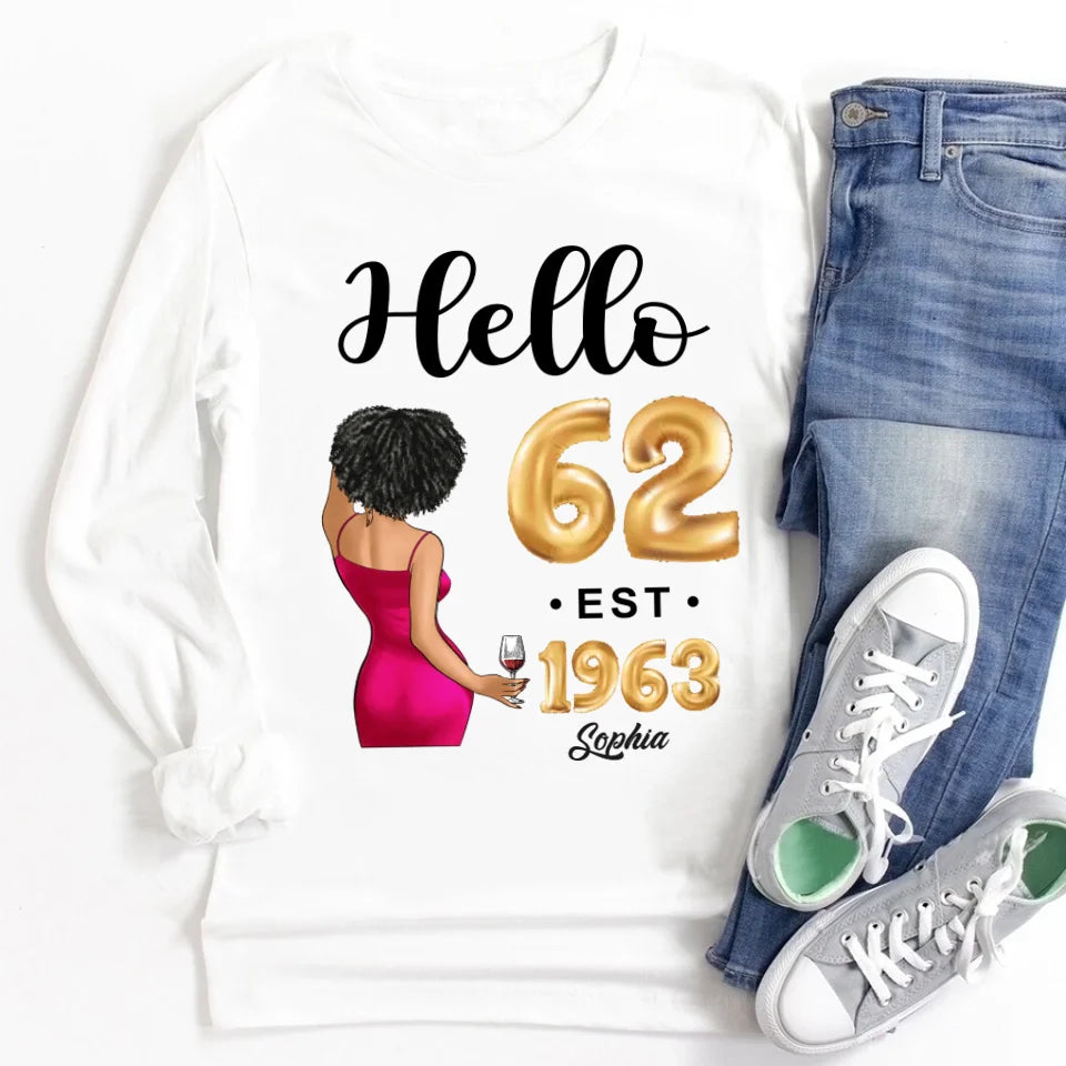 62nd birthday shirts for her, Personalised 62nd birthday gifts, 1963 t shirt, 62 and fabulous shirt, 62nd birthday shirt ideas, gift ideas 62nd birthday woman