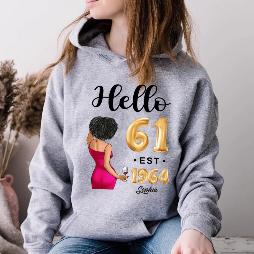 61st birthday shirts for her, Personalised 61st birthday gifts, 1964 t shirt, 61 and fabulous shirt, 61st  birthday shirt ideas, gift ideas 61st birthday woman