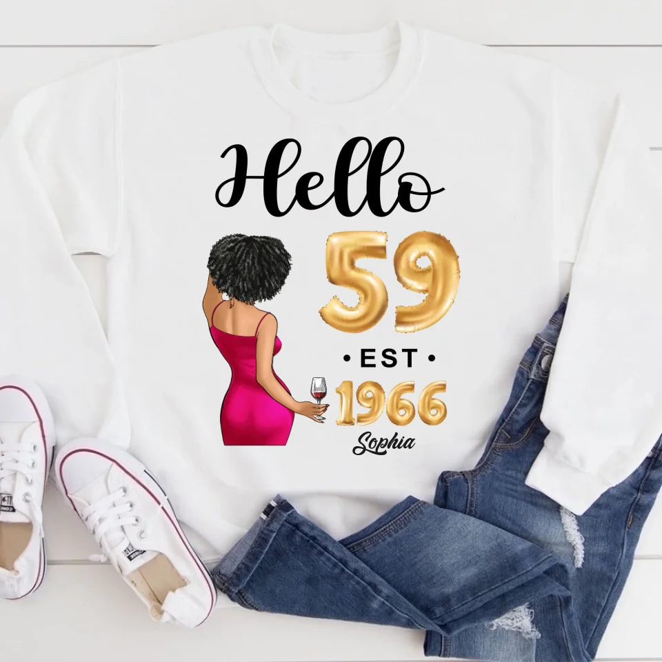 59th birthday shirts for her, Personalised 59th birthday gifts, 1966 t shirt, 59 and fabulous shirt, 59th birthday shirt ideas, gift ideas 59th birthday woman