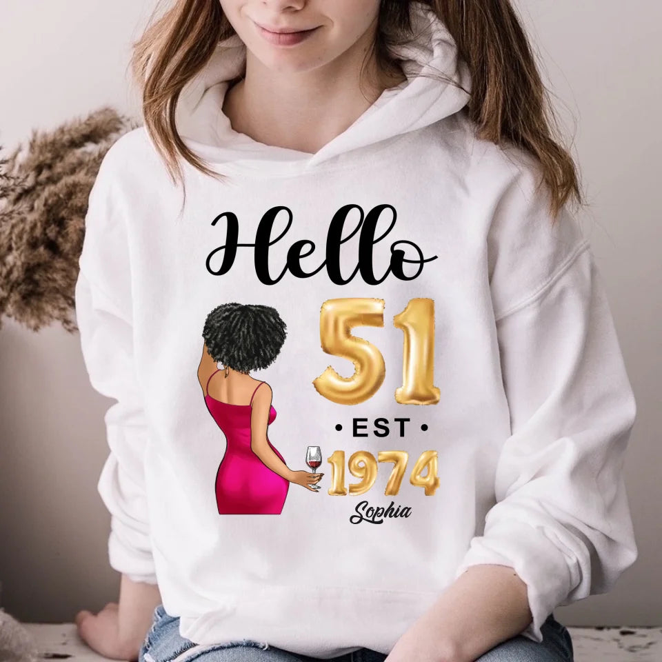 51st birthday shirts for her, Personalised 51st birthday gifts, 1974 t shirt, 51 and fabulous shirt, 51st birthday shirt ideas, gift ideas 51st birthday woman