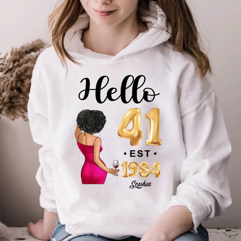 41st birthday shirts for her, Personalised 41st birthday gifts, 1984 t shirt, 41 and fabulous shirt, 41st birthday shirt ideas, gift ideas 41st birthday woman