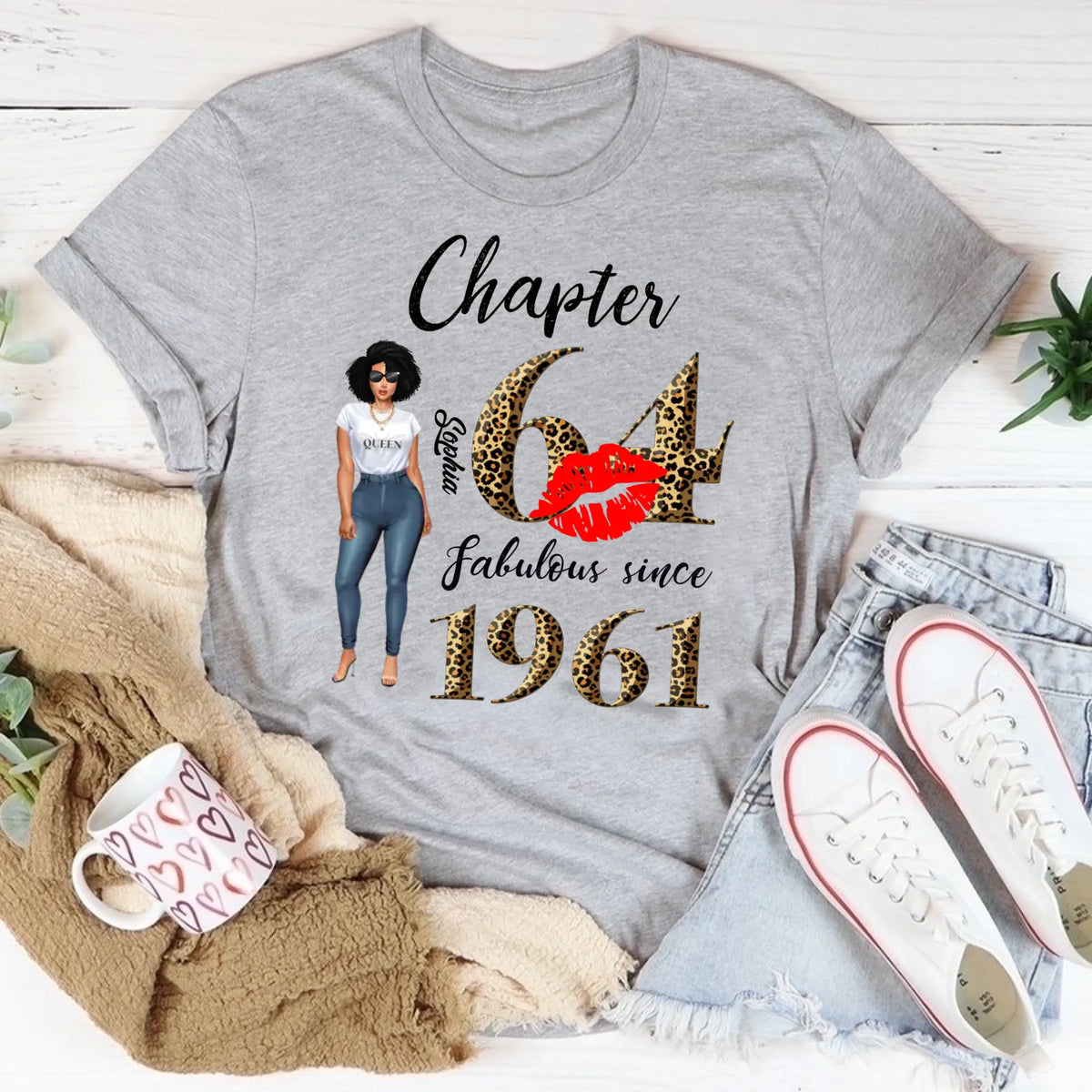 64th birthday shirts for her, Personalised 64th birthday gifts, 1961 t shirt, 64 and fabulous shirt, 64th birthday shirt ideas, gift ideas 64th birthday woman
