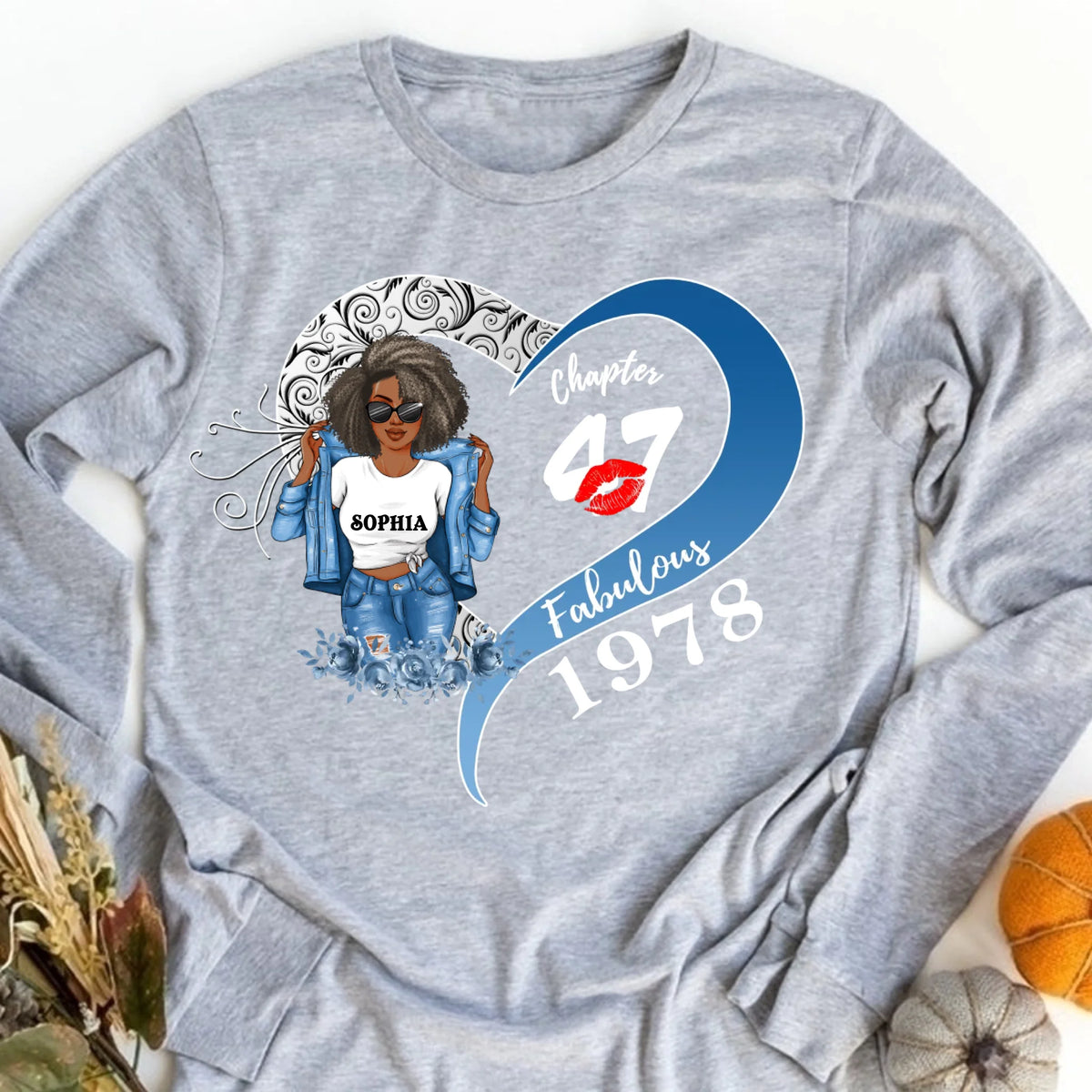 47th Birthday Shirts, Custom Birthday Shirts, Turning 47 Shirt, Gifts For Women Turning 47, 47 And Fabulous Shirt, 1978 Shirt, 47 Birthday Shirts For Her