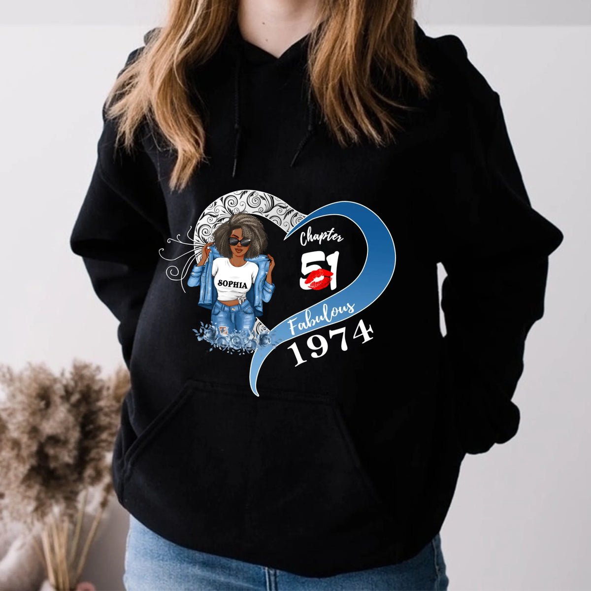 51st Birthday Shirts, Custom Birthday Shirts, Turning 51 Shirt, Gifts For Women Turning 51, 51 And Fabulous Shirt, 1974 Shirt, 51st Birthday Shirts For Her