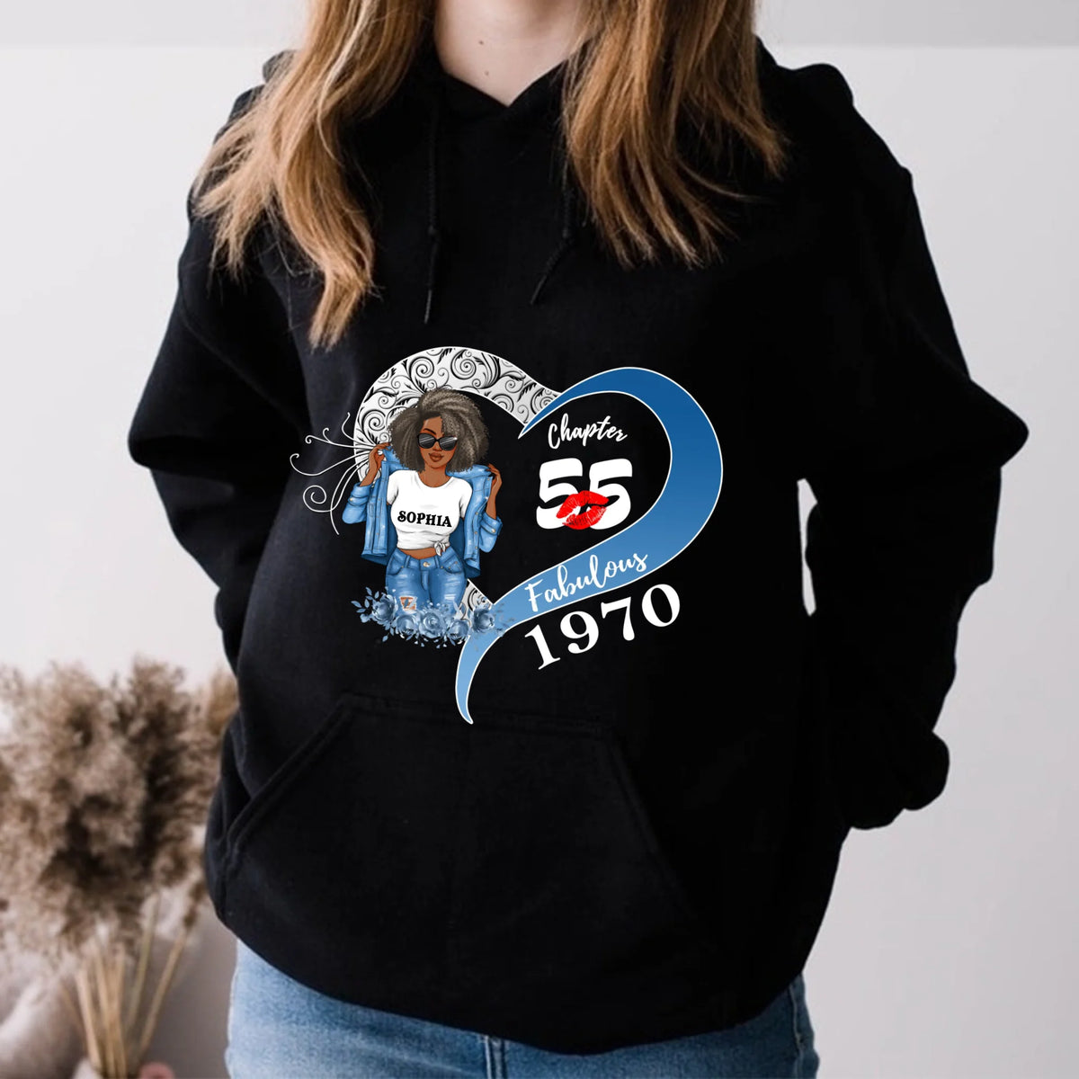 55th Birthday Shirts, Custom Birthday Shirts, Turning 55 Shirt, Gifts For Women Turning 55, 55 And Fabulous Shirt, 1970 Shirt, 55th Birthday Shirts For Her