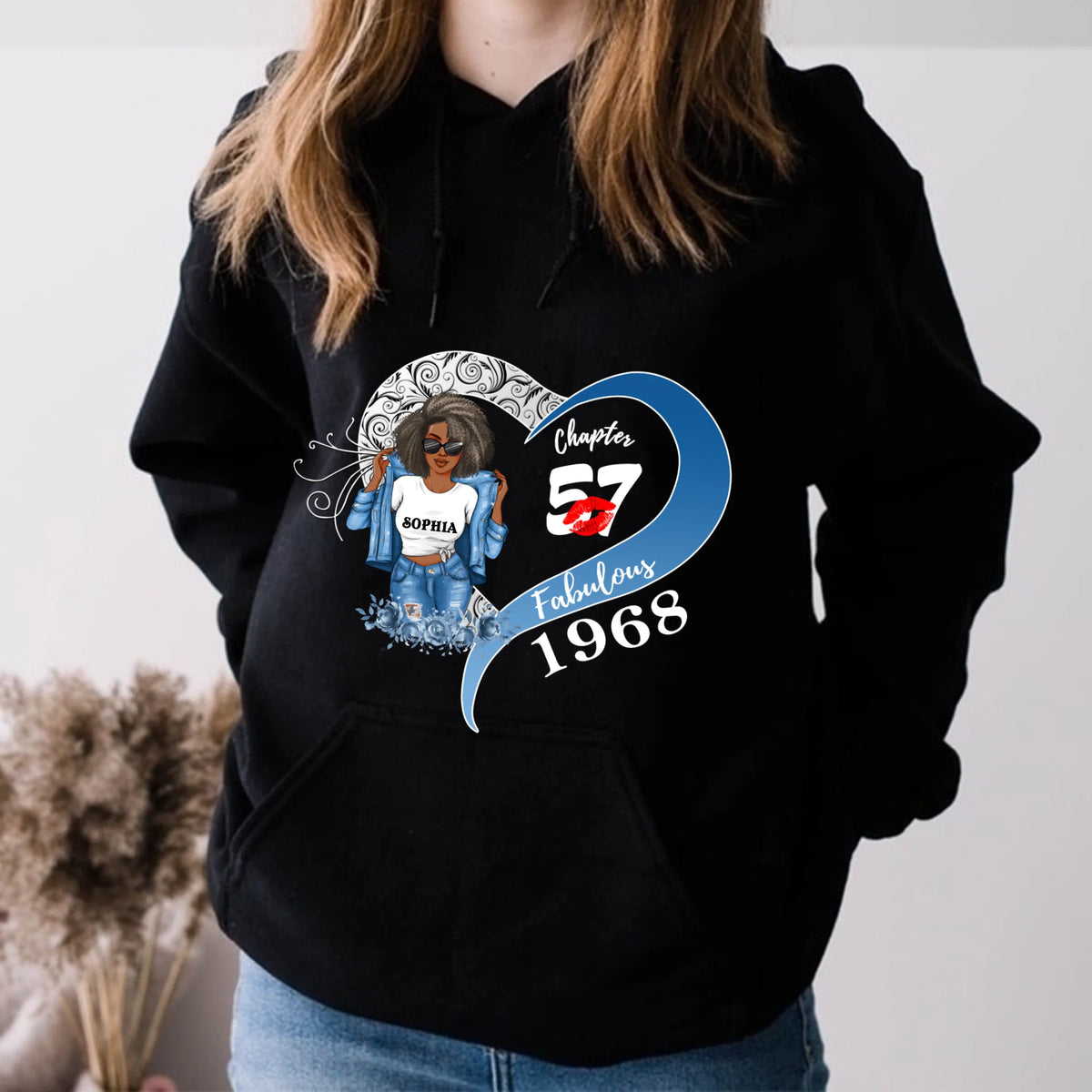 57th Birthday Shirts, Custom Birthday Shirts, Turning 57 Shirt, Gifts For Women Turning 57, 57 And Fabulous Shirt, 1968 Shirt, 57th Birthday Shirts For Her