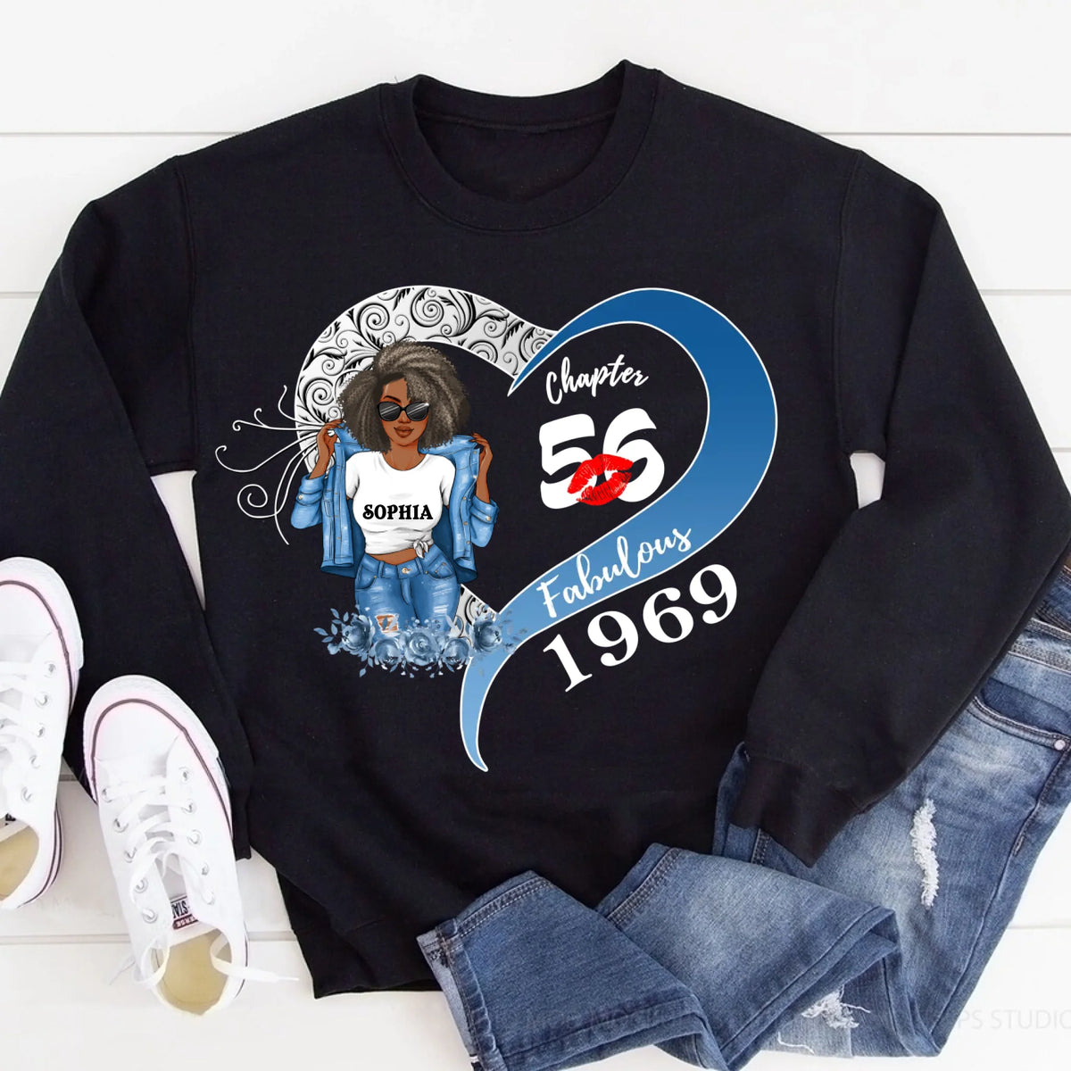 56th Birthday Shirts, Custom Birthday Shirts, Turning 56 Shirt, Gifts For Women Turning 56, 56 And Fabulous Shirt, 1969 Shirt, 56th Birthday Shirts For Her