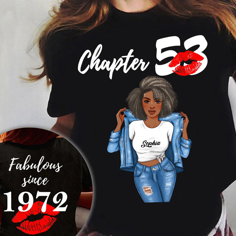 Personalized 53rd birthday gifts ideas 53rd birthday shirt for her back in 1972 turning 53 shirts 53rd birthday t shirts for woman