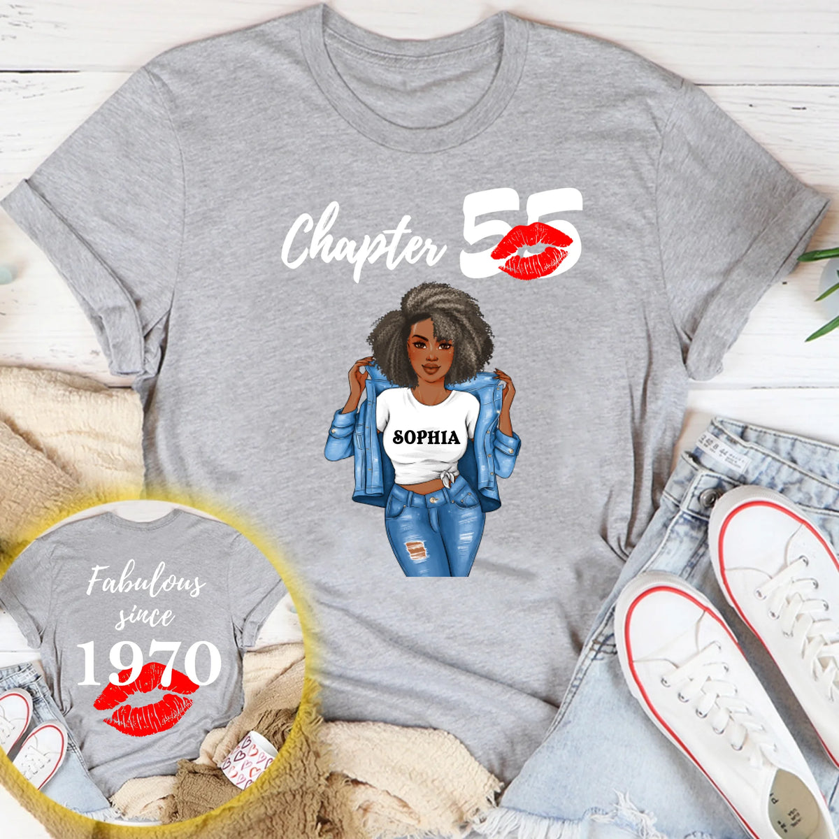 Personalized 55th birthday gifts ideas 55th birthday shirt for her back in 1970 turning 55 shirts 55th birthday t shirts for woman