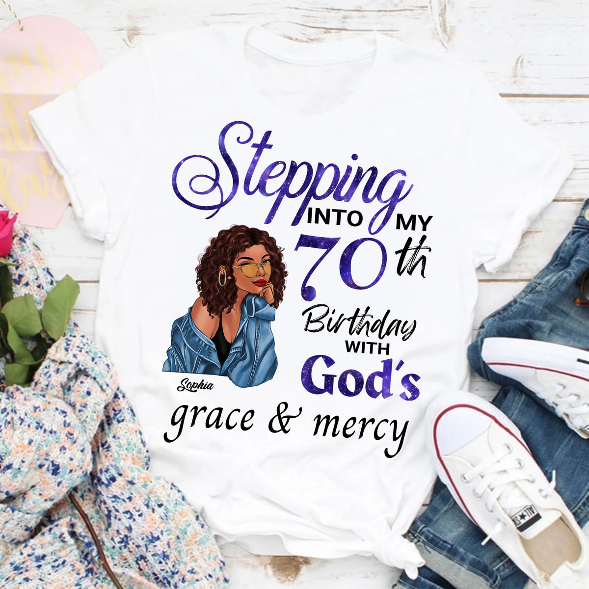 Chapter 70, Fabulous Since 1953 70th Birthday Unique T Shirt For Woman, Custom Birthday Shirt, Her Gifts For 70 Years Old , Turning 70 Birthday Cotton Shirt