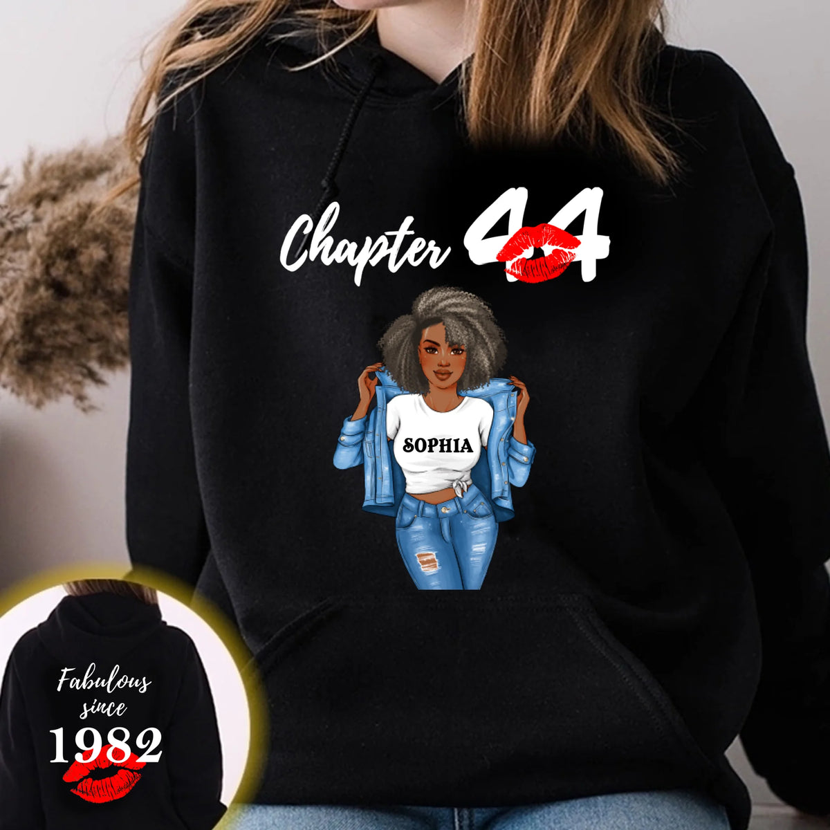 Personalized 44th birthday gifts ideas 44th birthday shirt for her back in 1982 turning 44 shirts 44th birthday t shirts for woman
