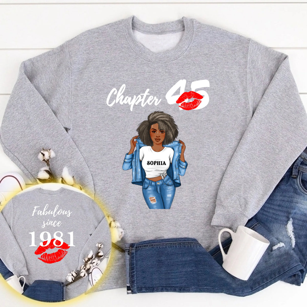 Personalized 45th birthday gifts ideas 45th birthday shirt for her back in 1981 turning 45 shirts 45th birthday t shirts for woman