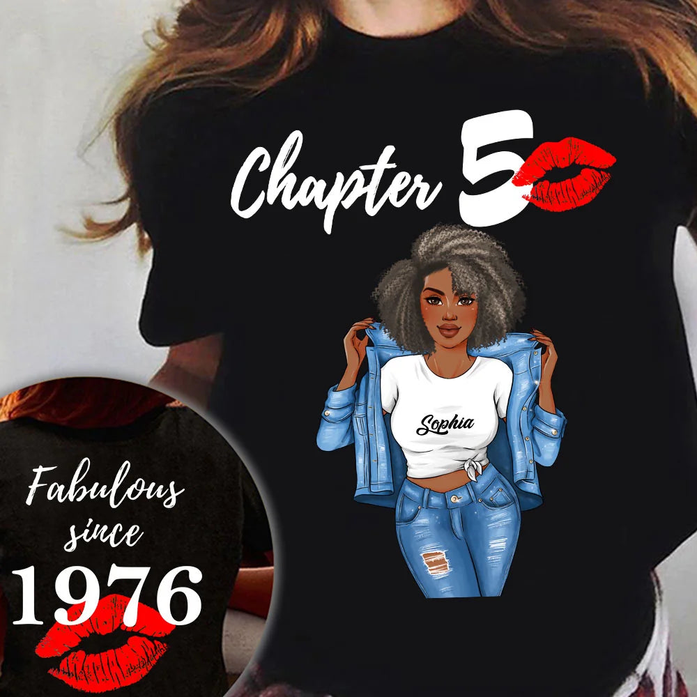 Personalized 50th birthday gifts ideas 50th birthday shirt for her back in 1976 turning 50 shirts 50th birthday t shirts for woman